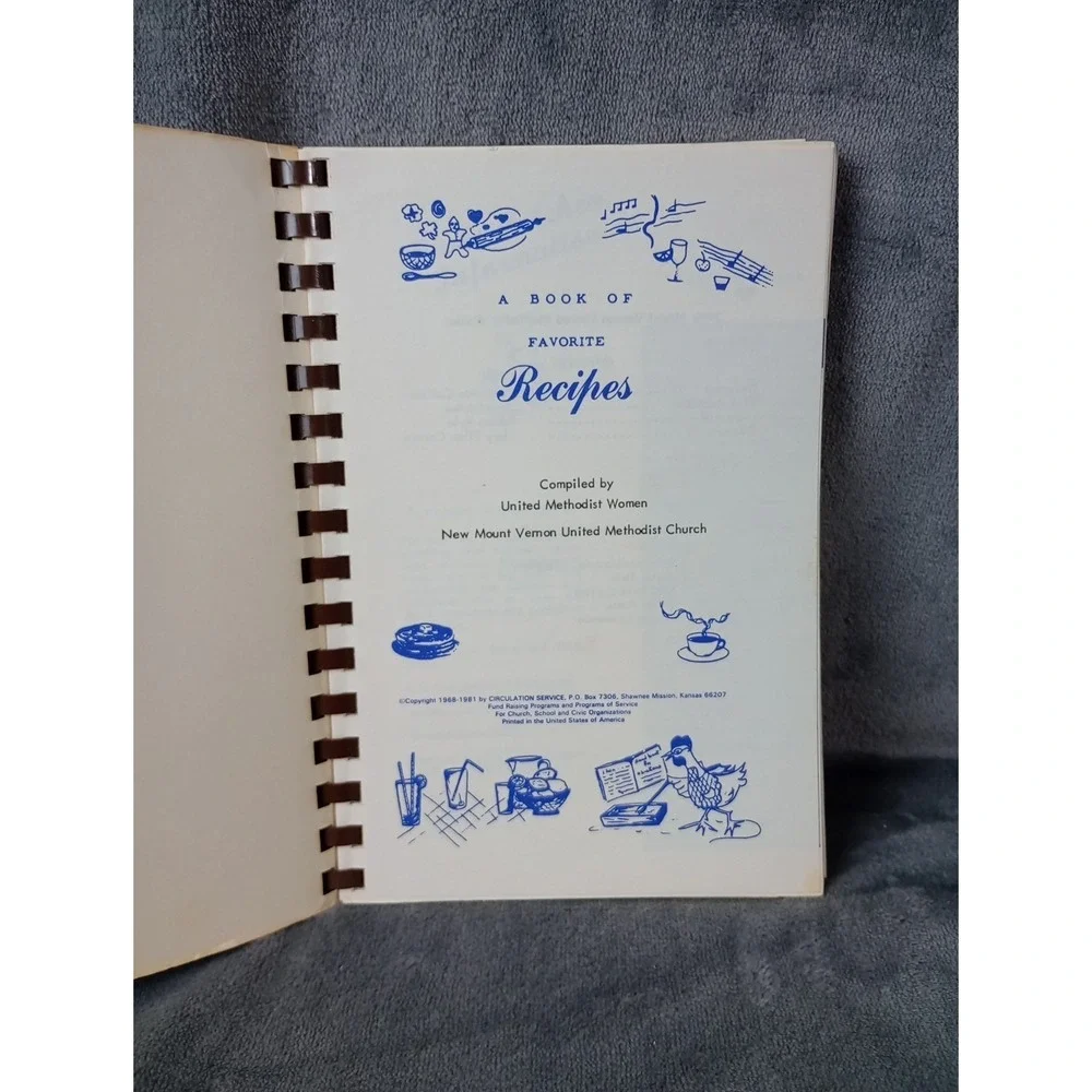 New Mount Vernon United Methodist Church‎ Cookbook Walkertown NC 1981